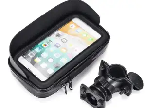 Bike Mount Lockable Waterproof Bike Holder with Phone Canopy 5.