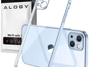 Alogy TPU Luxury Case with Camera Cover for Apple iPhone 13 sky