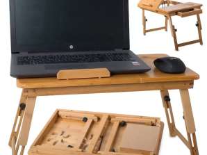 Bambusový stůl na notebook pro postel