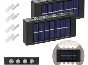 2x Solarna zidna svjetiljka Alogy Solarna svjetiljka Vanjsko dizalo