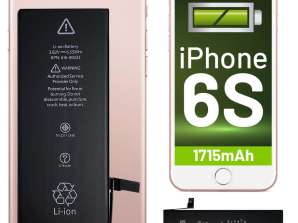 Aftageligt telefonbatteri til Apple iPhone 6S 1715mAh A1688 A1633