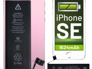 Avtakbart telefonbatteri for Apple iPhone SE 1624mAh A1723 A1622