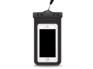 Waterproof universal phone case Black