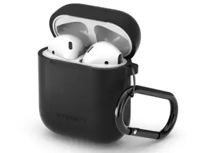 Spigen silikonové pouzdro pro Apple Airpods černé