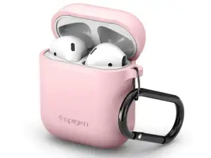 Housse silicone Spigen pour Apple Airpods rose