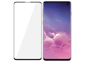 Gehärtetes Glas HardGlass Max 3mk für Samsung Galaxy S10e Schwarz