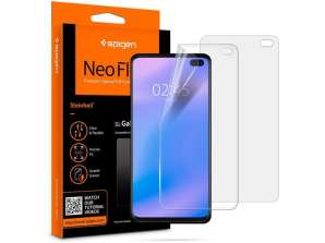 2x Spigen Neo Flex HD Foil Samsung Galaxy S10 Plus Friendly Case