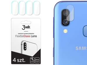 4x Glas 3mk flexibles Glas für Kameraobjektiv für Samsung Galaxy A40