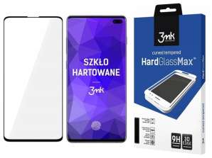 Glas HardGlass Max 3mk lijnlezer voor Samsung Galaxy S10 Plus Zwart