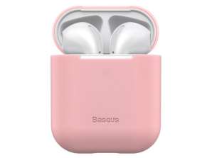 Baseus Silikon Apple AirPods Hülle 1/2 Hülle pink