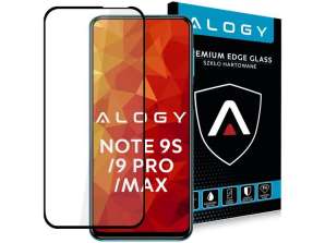 Glass Alogy Full Glue case friendly pour Xiaomi Redmi Note 9S / 9 Pro / 9 Pr