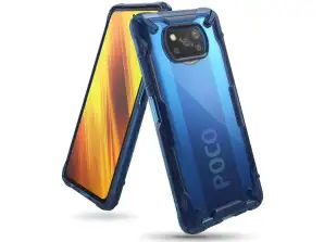 Ringke Fusion X Phone Case for Xiaomi Poco x3 NFC Space Blue