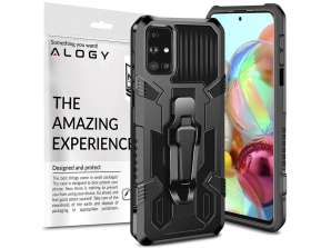 Funda protectora blindada Alogy soporte para Samsung Galaxy M51