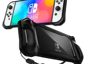 Spigen robustní brnění pouzdro pro Nintendo Switch Oled Matte Black