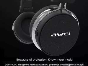 AWEI Bluetooth over-ear headphones A700BL black