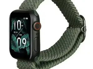 Beline Textile smartwatch rem til Apple Watch 38/40/41mm grøn