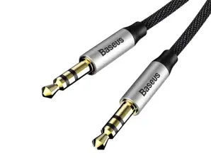 Baseus Yiven M30 cable de audio mini Jack 3.5mm 1m negro