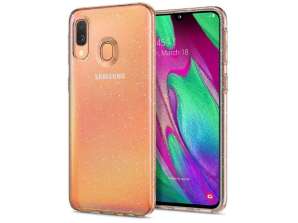 Spigen Liquid Crystal Glitter Case pentru Samsung Galaxy A40 quartz