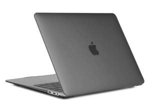 Alogy Hard Case -matto Apple MacBook Pro 13 2016-2019 mustalle