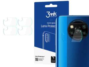 Verre x4 pour objectif de caméra 3mk Protection de lentille pour Xiaomi Poco x3 NFC