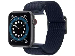 Spigen Fit Lite-stropp for Apple Watch 2/3/4/5/6/7/SE 42/44/45mm marineblå