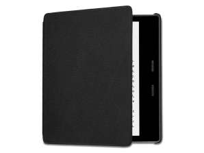 Case Alogy Leather Smart Case voor Kindle Oasis 2/3 Zwart