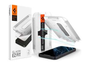 2x Spigen Glas.tR EZ Fit Tempered Glass for Apple iPhone 13 Pro Max/ 1