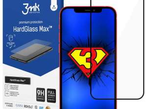Pantalla de vidrio templado 3mk HardGlass Max para Apple iPhone 13 Pro Blac