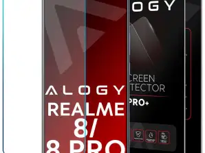 9H Protector de pantalla de alogía de vidrio templado rápido para Realme 8/8 Pro