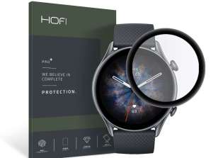 Hofi Hybrid Pro+ Hybrid Glass for Amazfit GTR 3 Pro Black