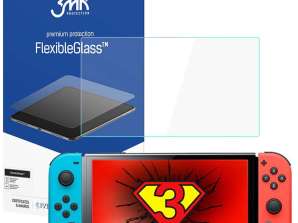 3mk Hybrid Schutzglas Flexibles Glas 7H für Nintendo Switch Oled