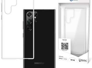Custodia protettiva in silicone 3mk Clear Case TPU per Samsung Galaxy S22 Ultr