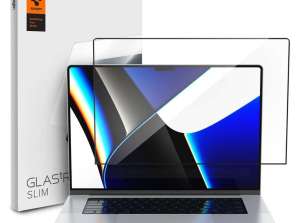 Spigen Glass FC Verre trempé pour Apple Macbook Pro 16 2021 Noir