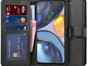 Housse portefeuille pour Motorola Moto G22 Noir
