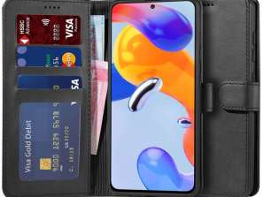 Carcasă portofel pentru Xiaomi Redmi Note 11S 5G / Poco M4 Pro 5G Negru