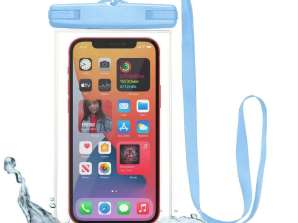 Uniwersalne etui wodoodporne na telefon do 6.9 cal Waterproof Case Blu