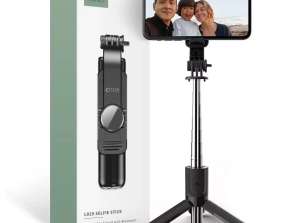 Trinožnik Selfie palica L02S Brezžični stativ Črna