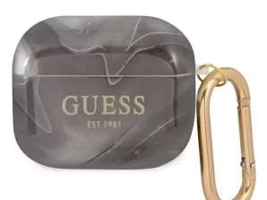 Guess GUA3UNMK AirPods 3 cubierta negro/negro Marble Collection