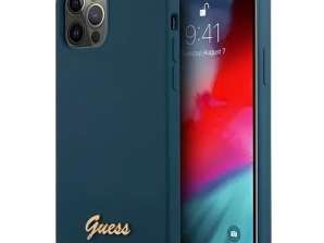 Atspėk GUHCP12LLSLMGBL iPhone 12 Pro Max 6,7 colio mėlynas / mėlynas kietas dėklas M
