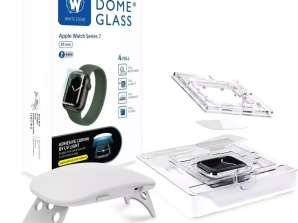 Tempered glass whitestone dome glass 2-pack & bezel apple watch 7/8