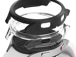 Ringke ohut 2-pakkaus galaxy kello 4 40 mm kirkas ja musta