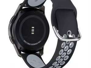 Softband Samsung Galaxy Watch 3 45mm svart / grå