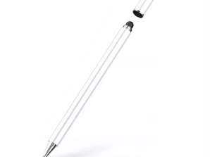 Charm stylus pen white/silver