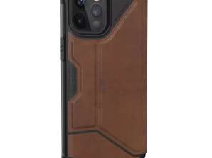 UAG Metropolis LTHR ARMR - leather protective case with flap for iPhones