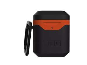 UAG Hardcase V2 - capa protetora para Airpods 1/2 (preto-laranja)