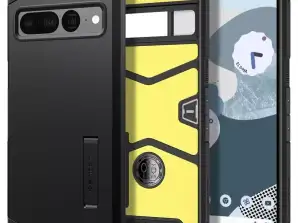 Google Pixel 7 Pro Siyah için Spigen Sert Zırhlı Telefon Kılıfı