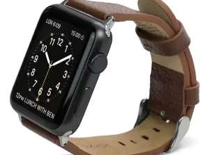 Каишка за смарт часовник X-Doria Lux за Apple Watch 38/40/41mm кафява/br