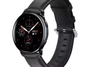 Beline Horlogeband 22mm Elegance zwart/zwart