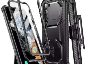 Samsung Galaxy S23 Siyah için Supcase IBLN ArmorBox 2-SET