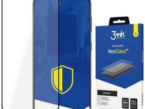 Purunematu klaas 3mk NeoGlass 8H Samsung Galaxy S23 Black jaoks